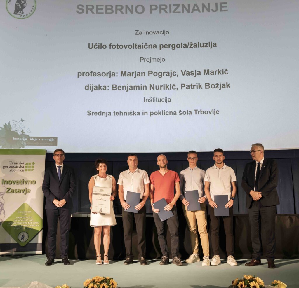 STPŠ Trbovlje fotovoltaična pergola