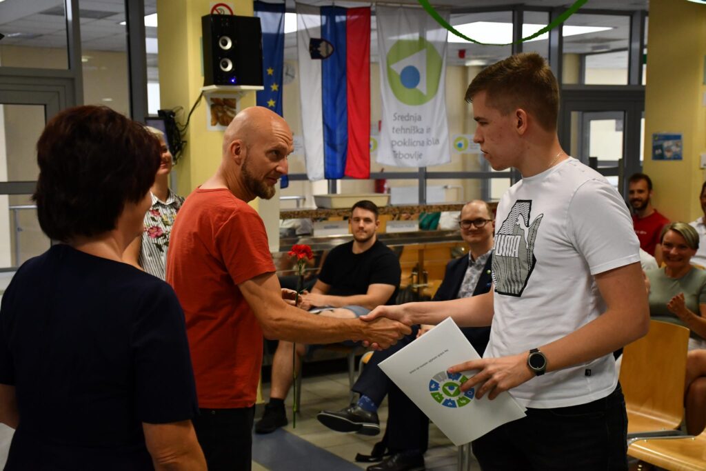 Podelitev spričeval poklicne mature