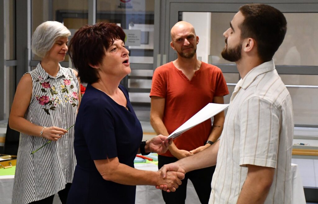 Podelitev spričeval poklicne mature