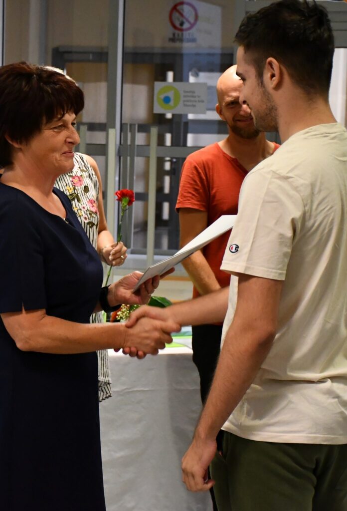 Podelitev spričeval poklicne mature